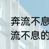 奔流不息的息的意思是什么　车子奔流不息的息是什么意思