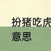 扮猪吃虎是什么意思　扮猪吃虎是啥意思