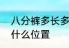 八分裤多长多少厘米　八分裤到脚的什么位置