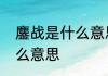 鏖战是什么意思　鏖战犹酣的鏖是什么意思