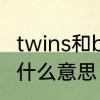 twins和brother意思一样吗　twin是什么意思