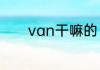 van干嘛的　van是什么意思