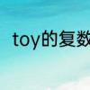 toy的复数形式为什么不用把y变成i