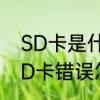 SD卡是什么和内存卡有什么区别　SD卡错误怎么回事