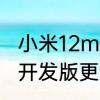 小米12miui14什么时候更新　miui12开发版更新频率