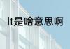 lt是啥意思啊　lt是什么意思的缩写