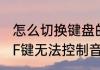 怎么切换键盘的f功能　为什么电脑的F键无法控制音量