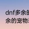 dnf多余的宠物装备怎么处理　dnf多余的宠物装备怎么处理