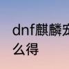 dnf麒麟宠物怎么得　dnf麒麟宠物怎么得