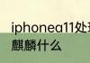 iphonea11处理器　a11处理器相当于麒麟什么