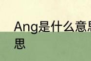 Ang是什么意思　ang中文是什么意思