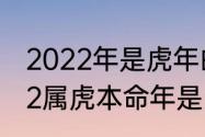 2022年是虎年的第几个本命年　2022属虎本命年是多大
