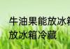 牛油果能放冰箱冷藏吗 牛油果能不能放冰箱冷藏