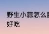 野生小蒜怎么腌好吃 野生小蒜如何腌好吃