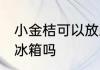 小金桔可以放冰箱保鲜吗 金桔适合放冰箱吗