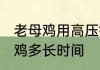 老母鸡用高压锅炖多久 高压锅炖老母鸡多长时间