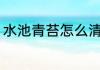 水池青苔怎么清理 水池青苔如何清理