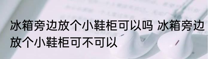 冰箱旁边放个小鞋柜可以吗 冰箱旁边放个小鞋柜可不可以