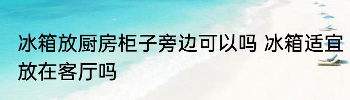 冰箱放厨房柜子旁边可以吗 冰箱适宜放在客厅吗