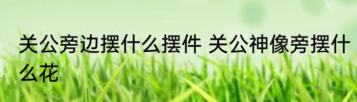 关公旁边摆什么摆件 关公神像旁摆什么花