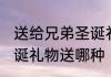 送给兄弟圣诞礼物送什么 送给兄弟圣诞礼物送哪种
