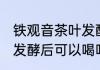铁观音茶叶发酵后能喝吗 铁观音茶叶发酵后可以喝吗
