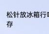 松针放冰箱行吗 松针能不能放冰箱保存