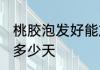 桃胶泡发好能放几天 桃胶泡发好能放多少天
