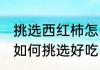 挑选西红柿怎么挑选好吃 挑选西红柿如何挑选好吃