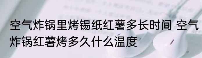 空气炸锅里烤锡纸红薯多长时间 空气炸锅红薯烤多久什么温度