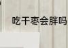 吃干枣会胖吗 吃干枣会不会发胖