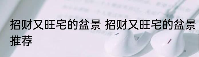 招财又旺宅的盆景 招财又旺宅的盆景推荐