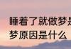 睡着了就做梦是什么原因 睡着了就做梦原因是什么
