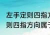 左手定则四指方向是什么方向 左手定则四指方向属于什么方向呢