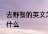 去野餐的英文怎么读 去野餐的英文是什么