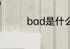 bad是什么意思 bad解释