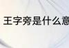 王字旁是什么意思 王字旁的字有哪些
