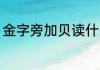 金字旁加贝读什么 金字旁加贝的读音