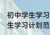 初中学生学习计划300字范文 初中学生学习计划范文欣赏
