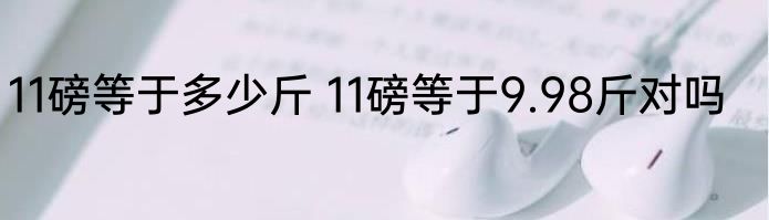 11磅等于多少斤 11磅等于9.98斤对吗