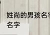 姓尚的男孩名字 高端大气姓尚的男孩名字