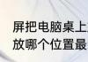 屏把电脑桌上放哪里最旺财 电脑桌上放哪个位置最旺财
