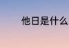 他日是什么意思 他日的解释