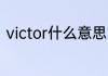 victor什么意思 victor英语什么意思