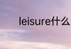 leisure什么意思 leisure解释