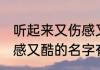 听起来又伤感又酷的名字 听起来又伤感又酷的名字有哪些