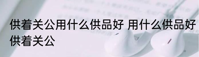 供着关公用什么供品好 用什么供品好供着关公