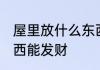 屋里放什么东西能发财 屋里放哪些东西能发财