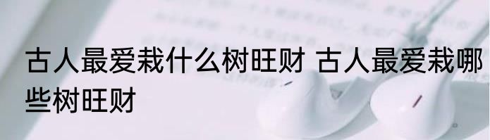 古人最爱栽什么树旺财 古人最爱栽哪些树旺财