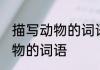 描写动物的词语有哪些 有哪些描写动物的词语